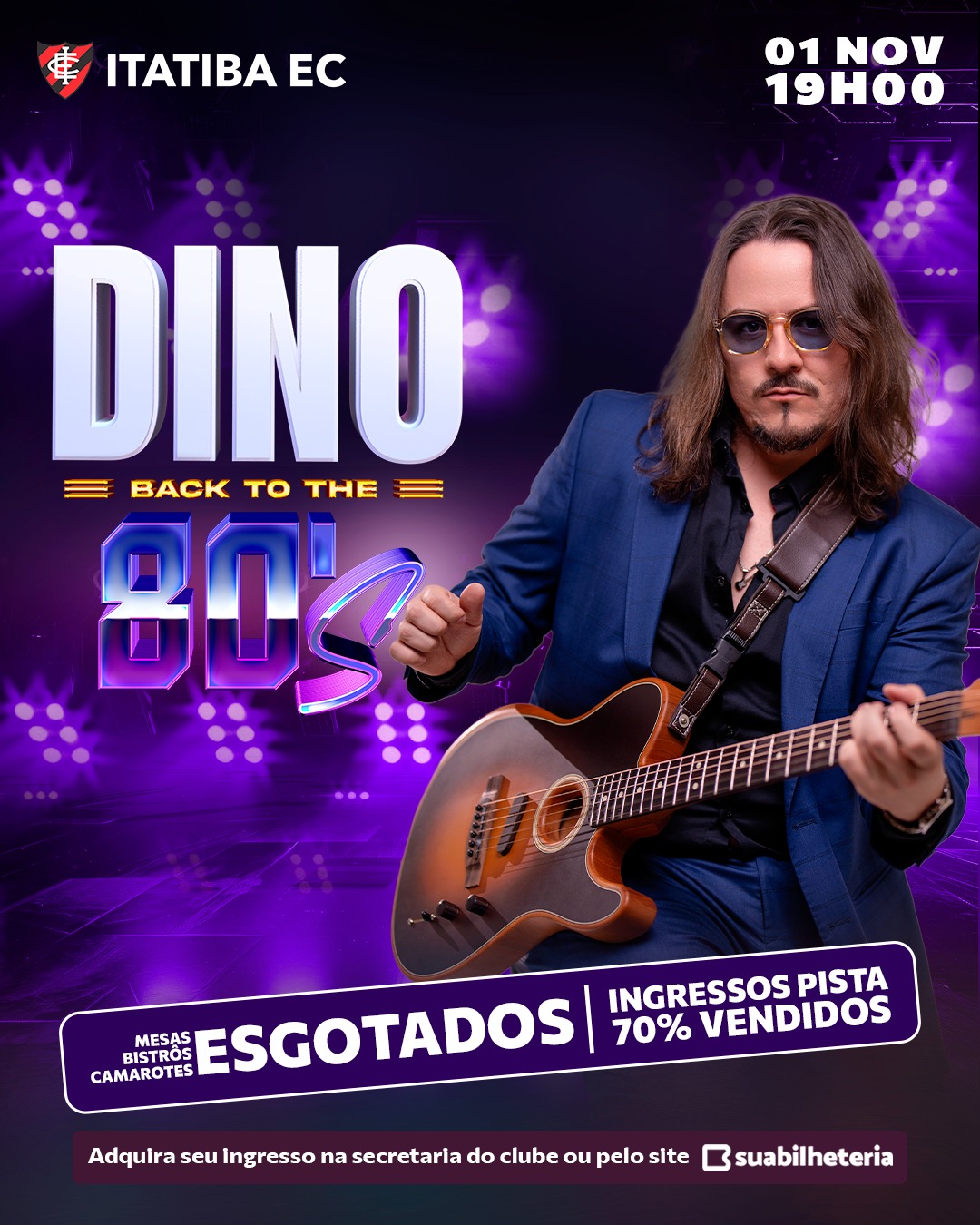 Dino Back To The 80s 1-Nov - Itatiba EC