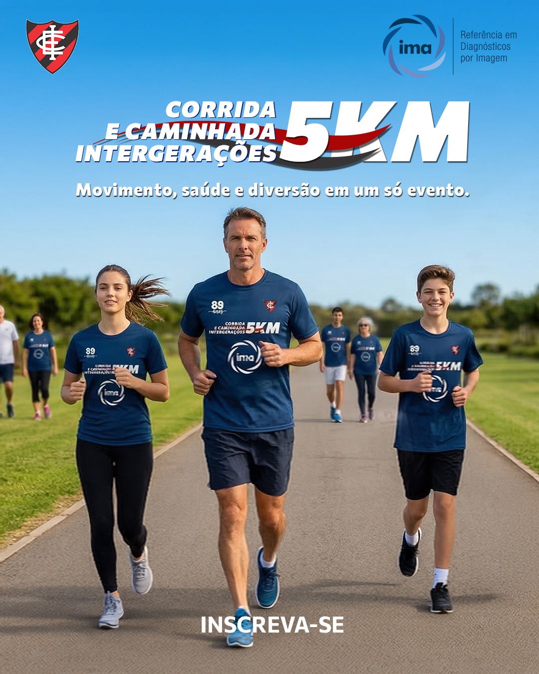Corrida e Caminhada Intergerações 5Km | IMA Referência em Diagnóstico de Imagem