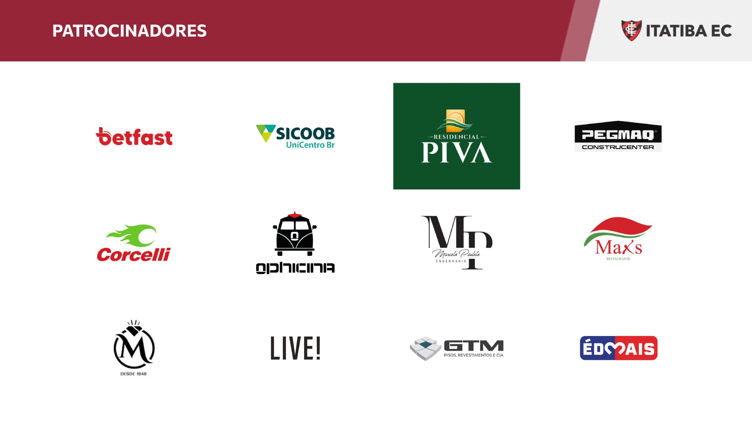 Patrocínio de Shows