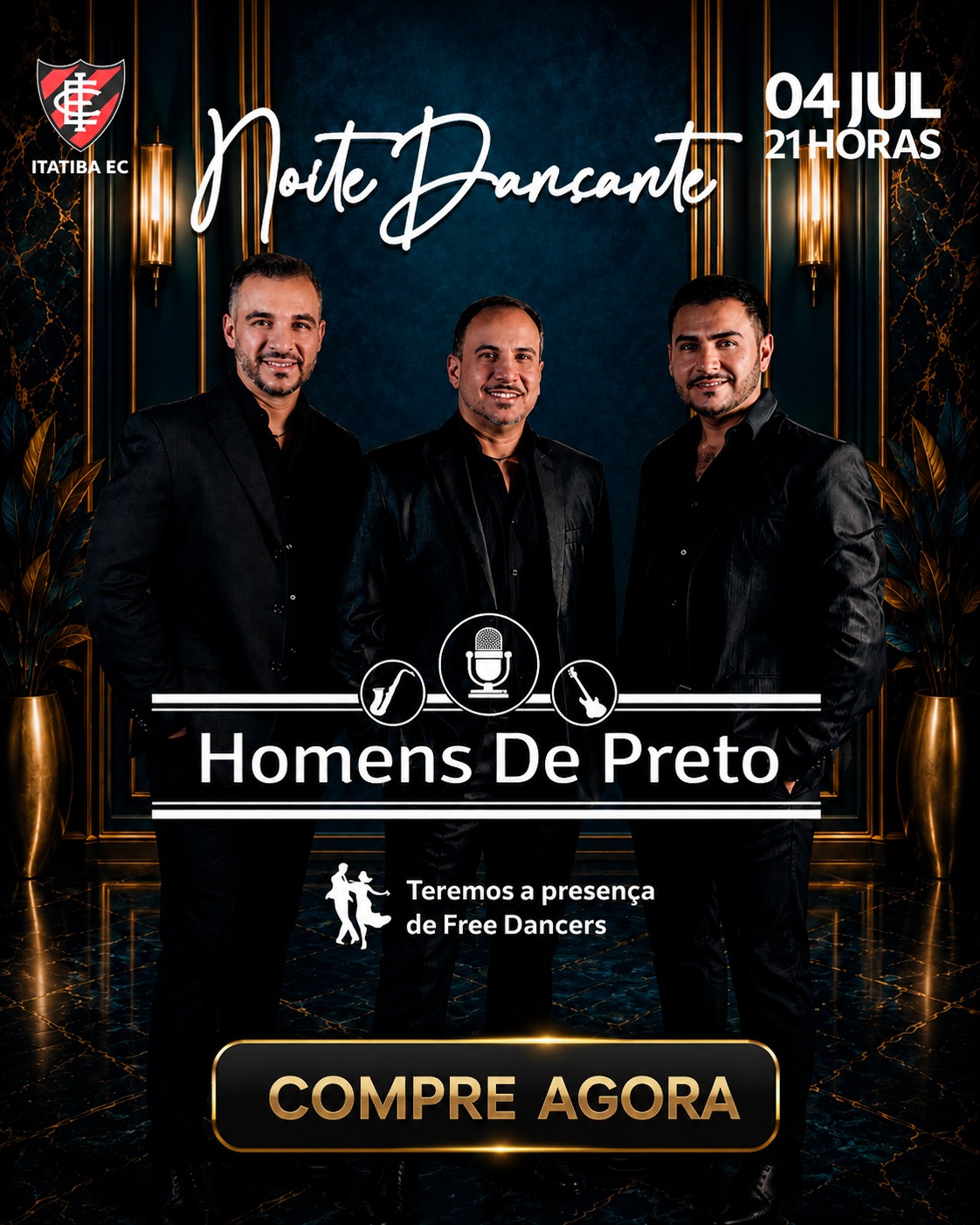 Show Homens de Preto | Noite Dançante
